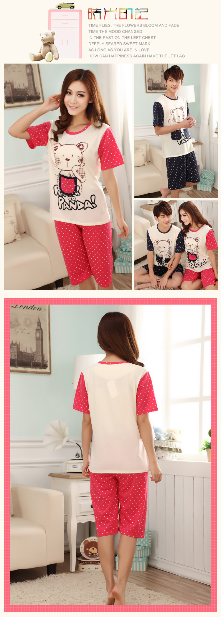 Pyjama pour femme OTHER à manche courte - Ref 3000055 Image 30